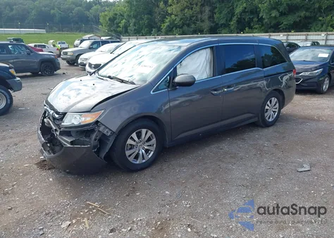 2014 Honda Odyssey Ex из США, поврежденный, VIN 5FNRL5H4XEB134204